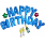 Набір фольгованих кульок Happy Birthday з келихами рожевий