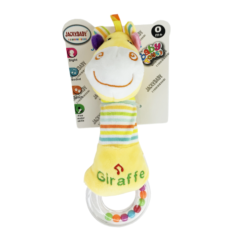 М'яка брязкальце для новонароджених (Giraffe)