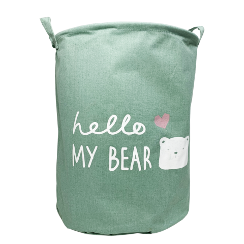 Кошик hello my bear (зелена)